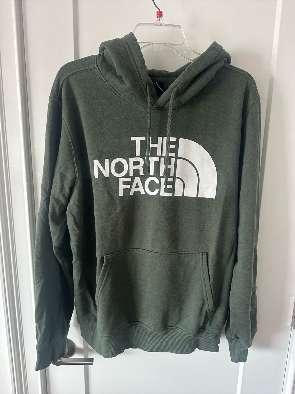 The North Face Olive Green Logo Hoodie
